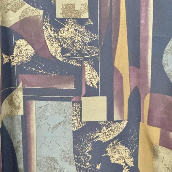 Vintage Truffles by YB Abstract Button-Up Blouse | Made in USA | Size 20W - Picture 3 of 8